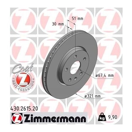 Zimmermann Standard/Coated, 430261520 430261520